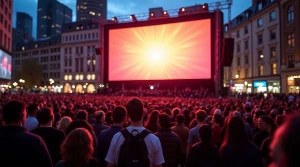 Location d'écrans géants pour des événements mémorables